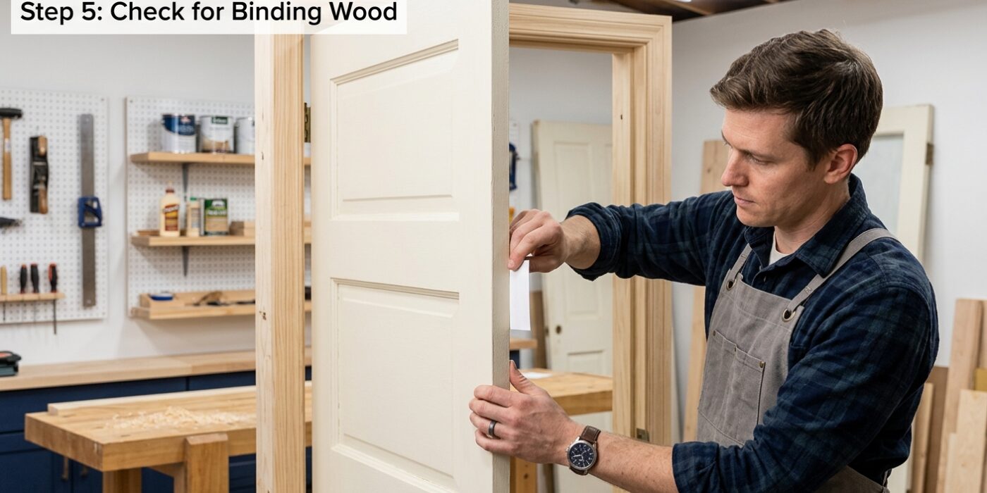 Step 5: Check for Binding Wood