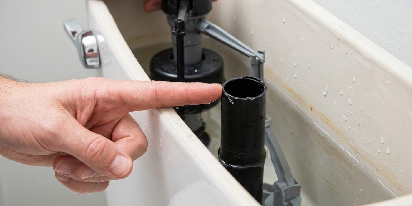 Step 2: Check the Overflow Tube Level