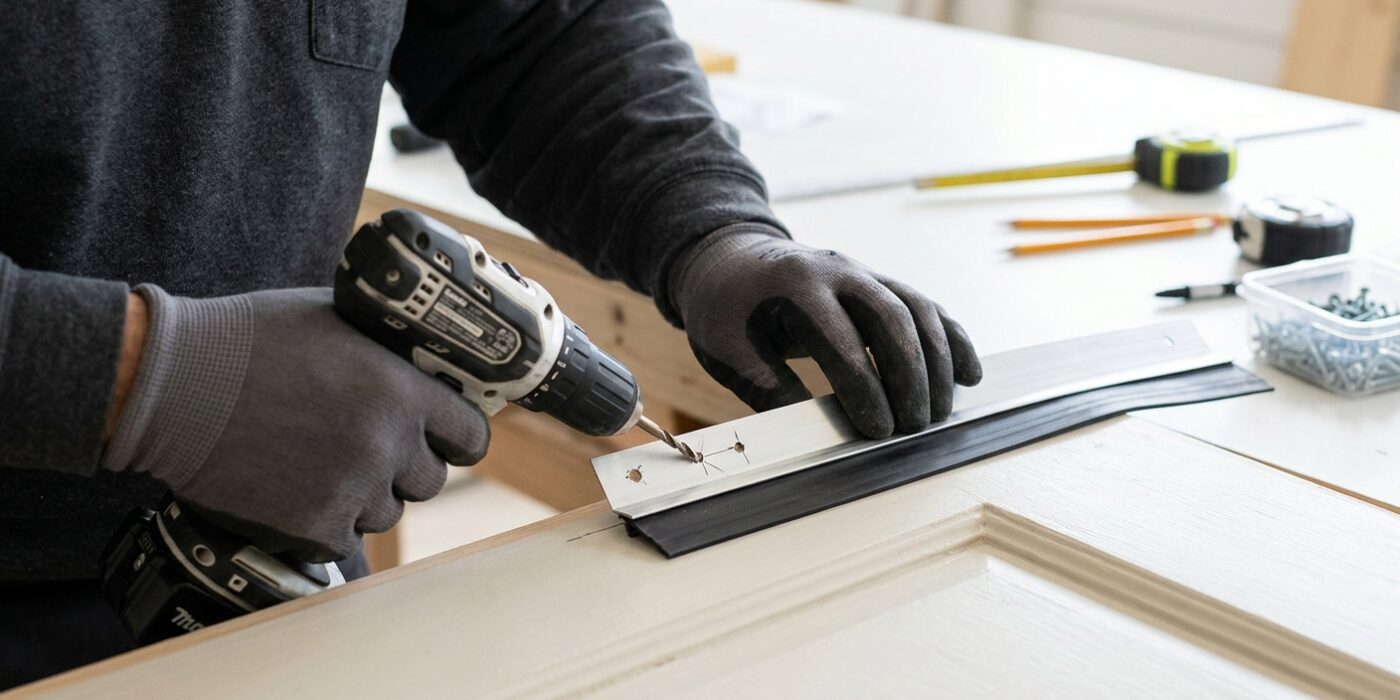 Step 5: Pre-Drill and Mount the Sweep
