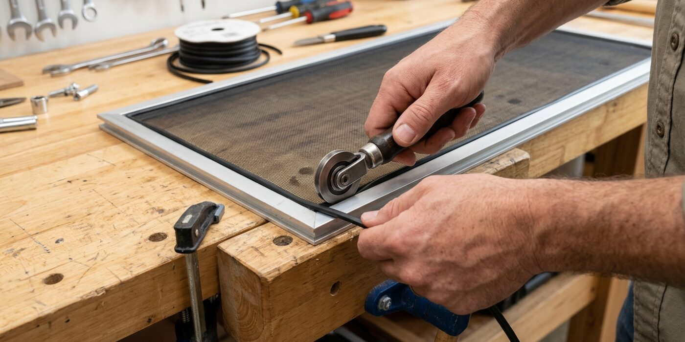 Step 4: Roll in the Spline  –  Corners First