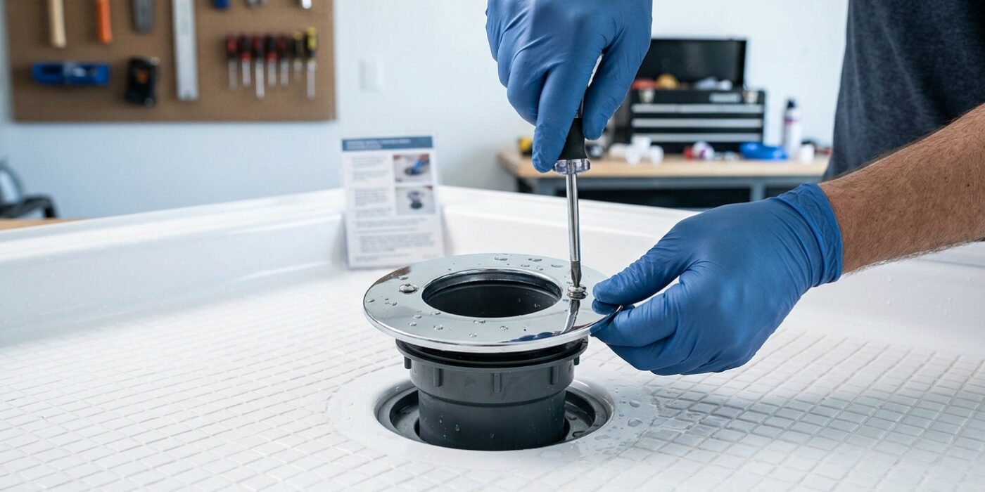 Step 6: Reinstall the Drain Cover and Test