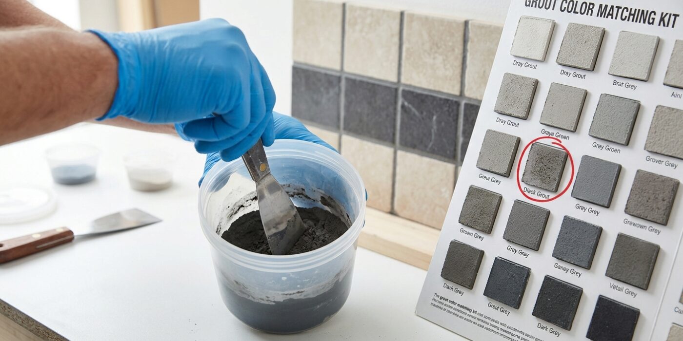 Step 1: Select Matching Grout