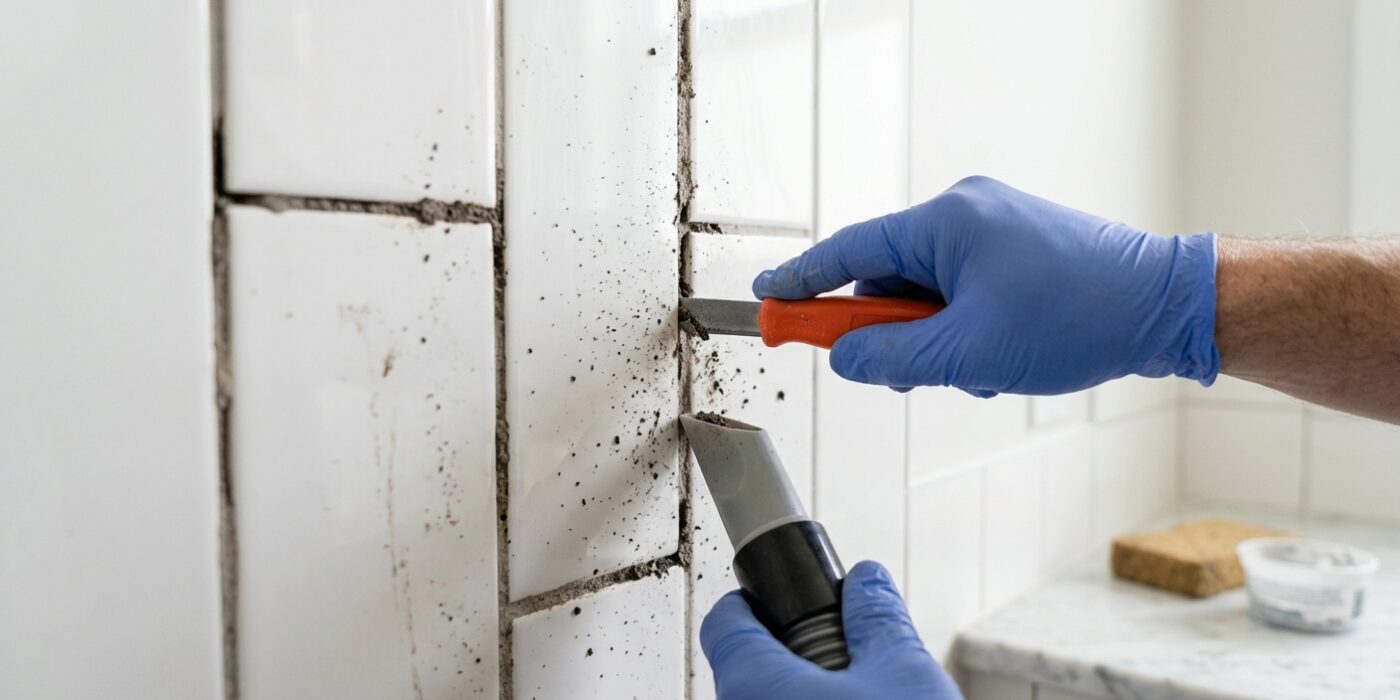 Step 2: Remove the Old Grout