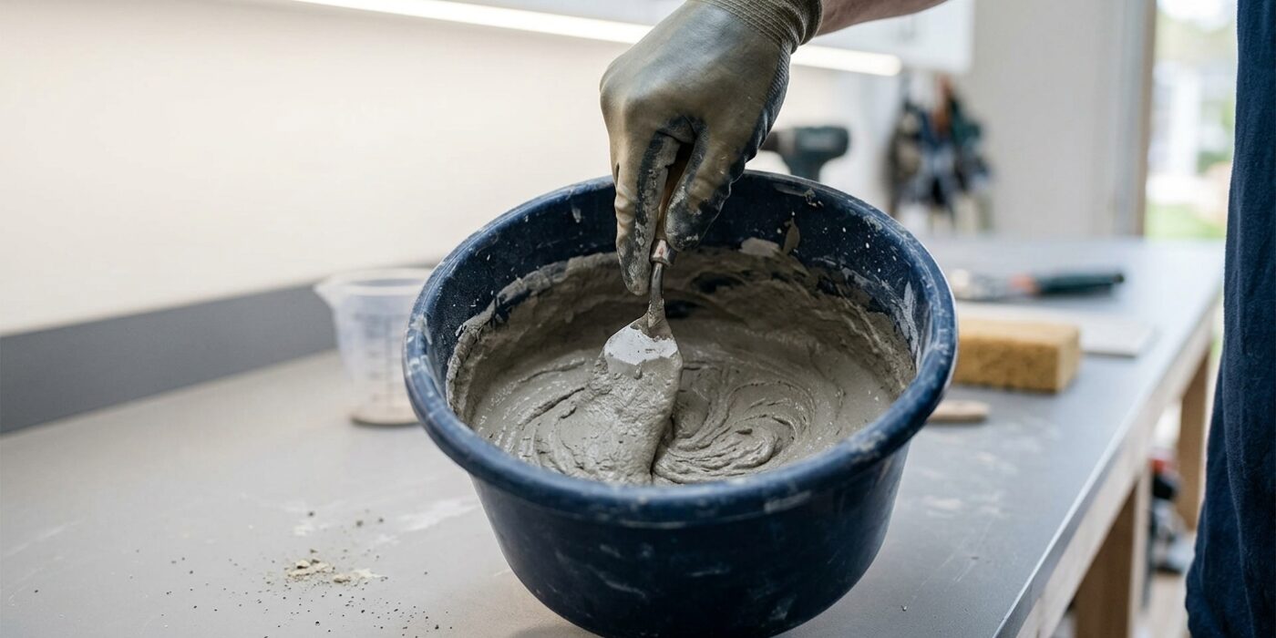 Step 5: Mix the Grout