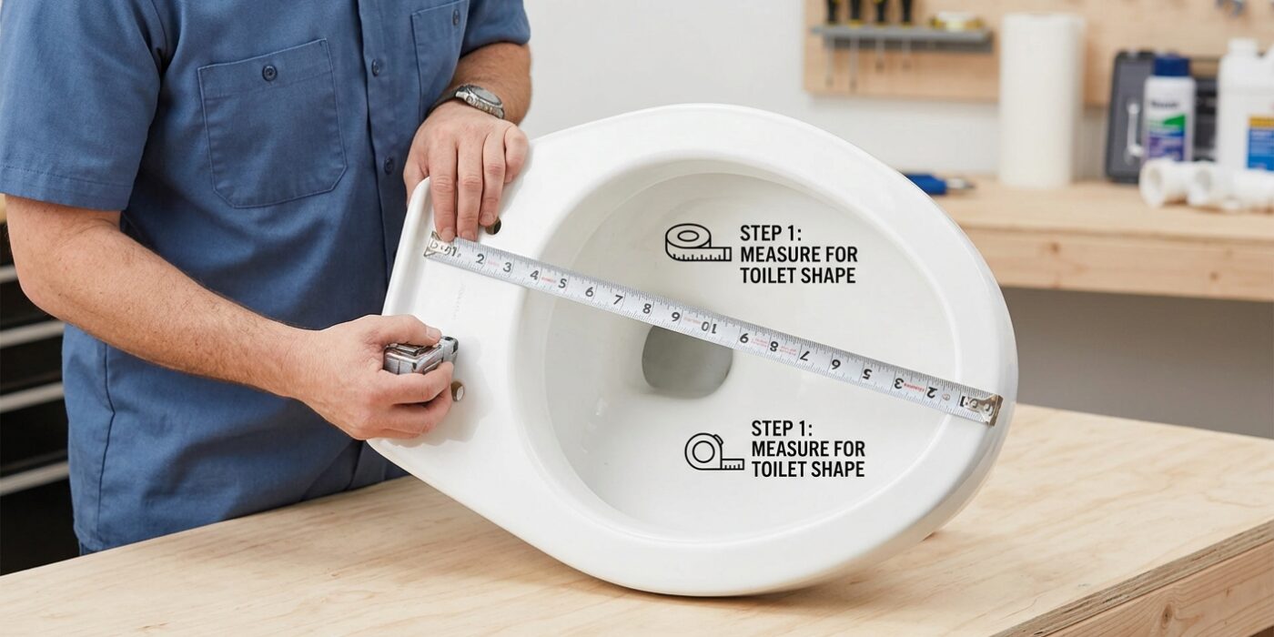 Step 1: Measure the Toilet Shape Before Buying