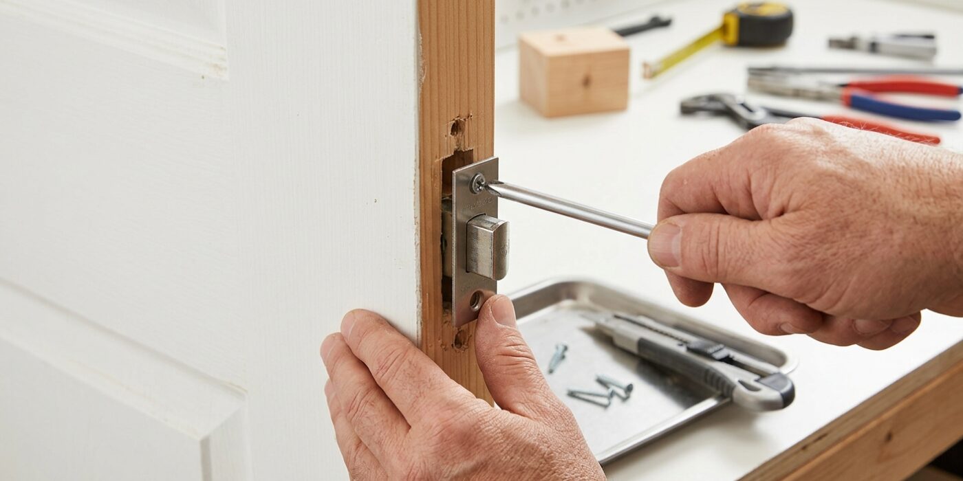 Step 3: Remove the Latch Bolt