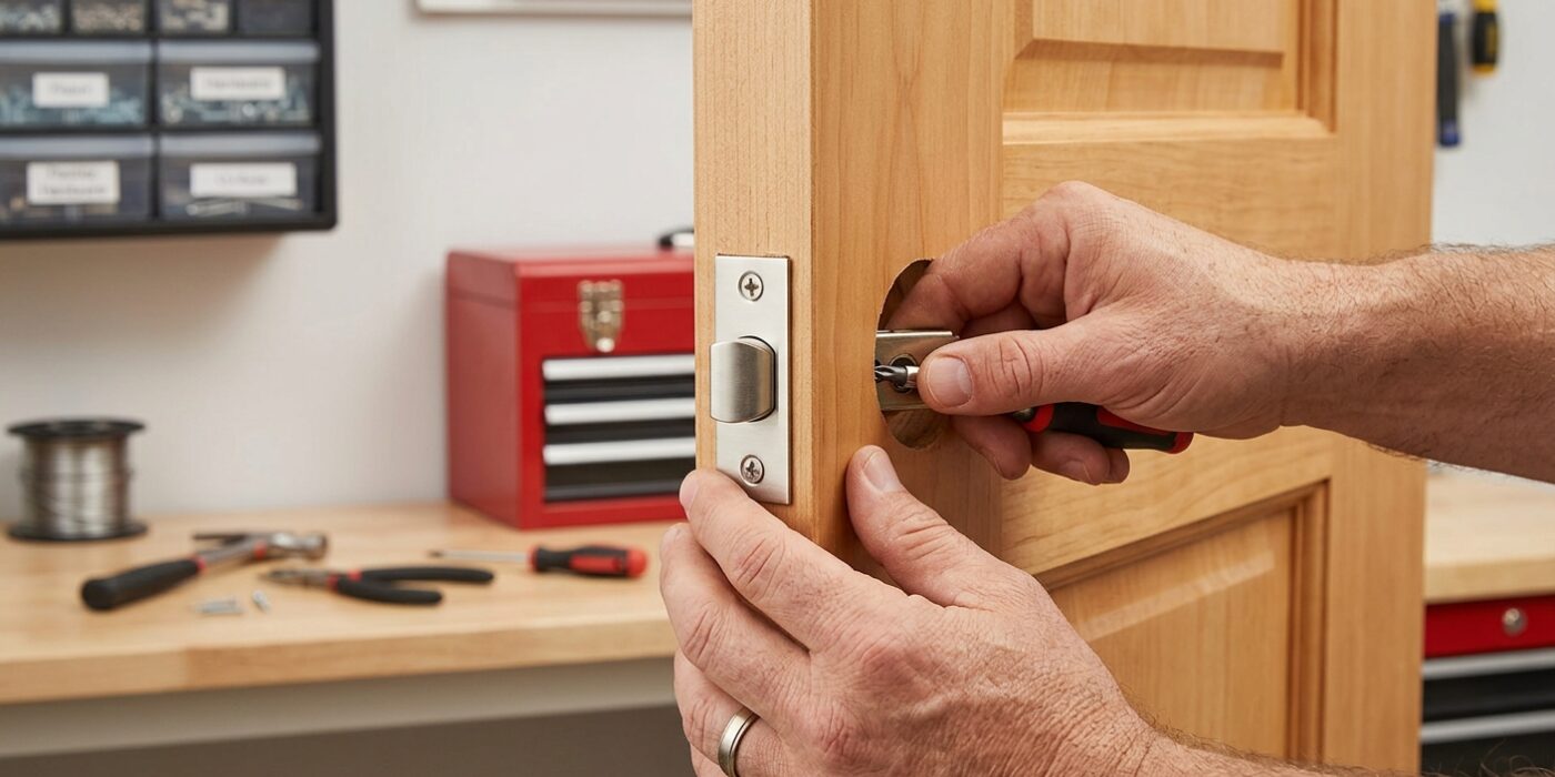 Step 4: Install the New Latch Bolt