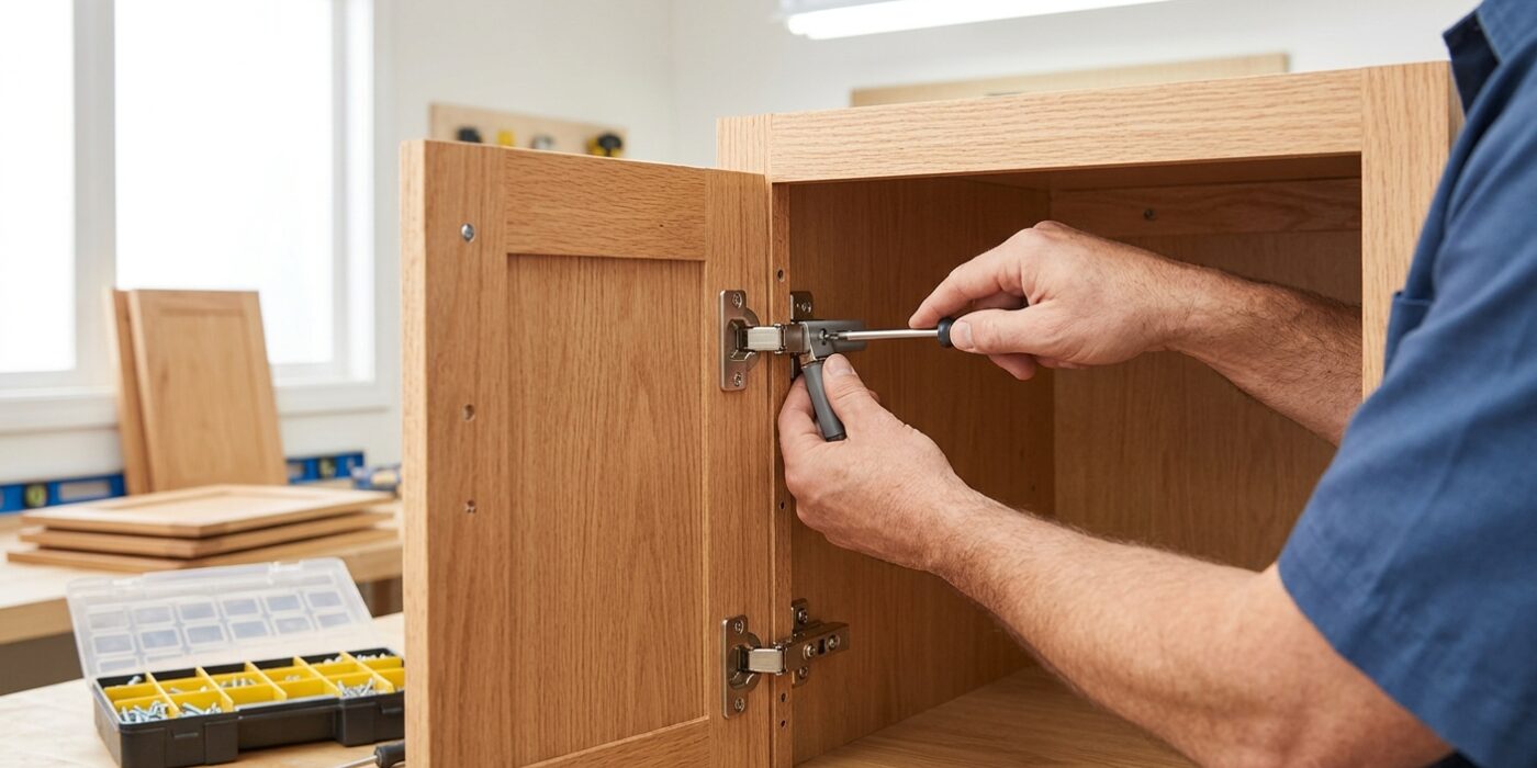 Step 6: Attach the Hinge Arm and Adjust