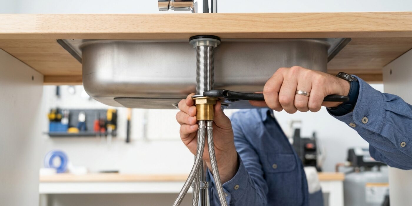 Step 5: Mount the Faucet from Below
