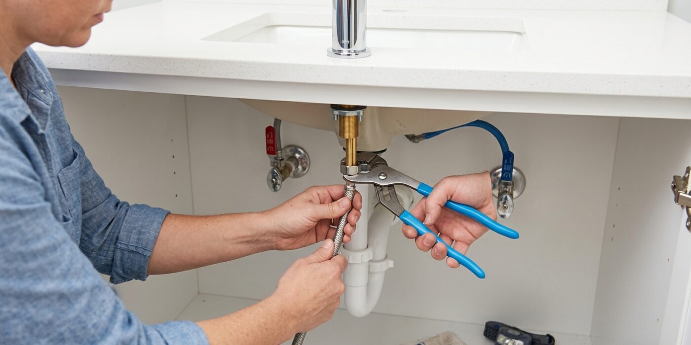 Step 6: Connect Supply Lines and Restore Water