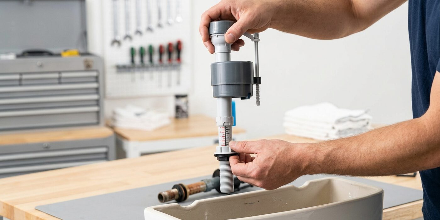Step 4: Adjust the New Fill Valve Height