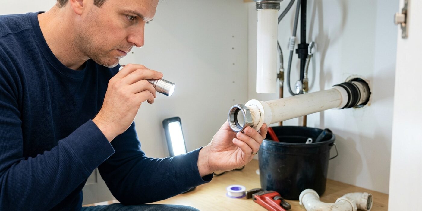 Step 5: Check the Wall Drain Connection