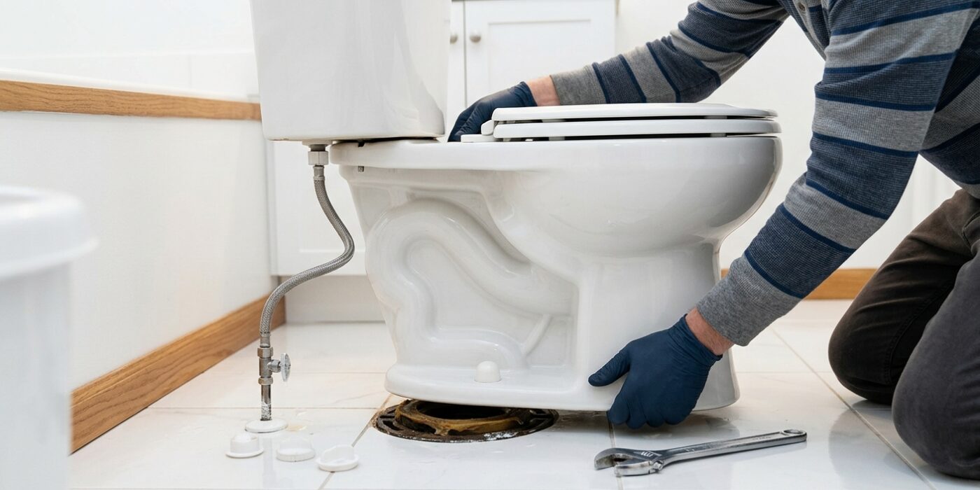Step 2: Disconnect and Remove the Toilet