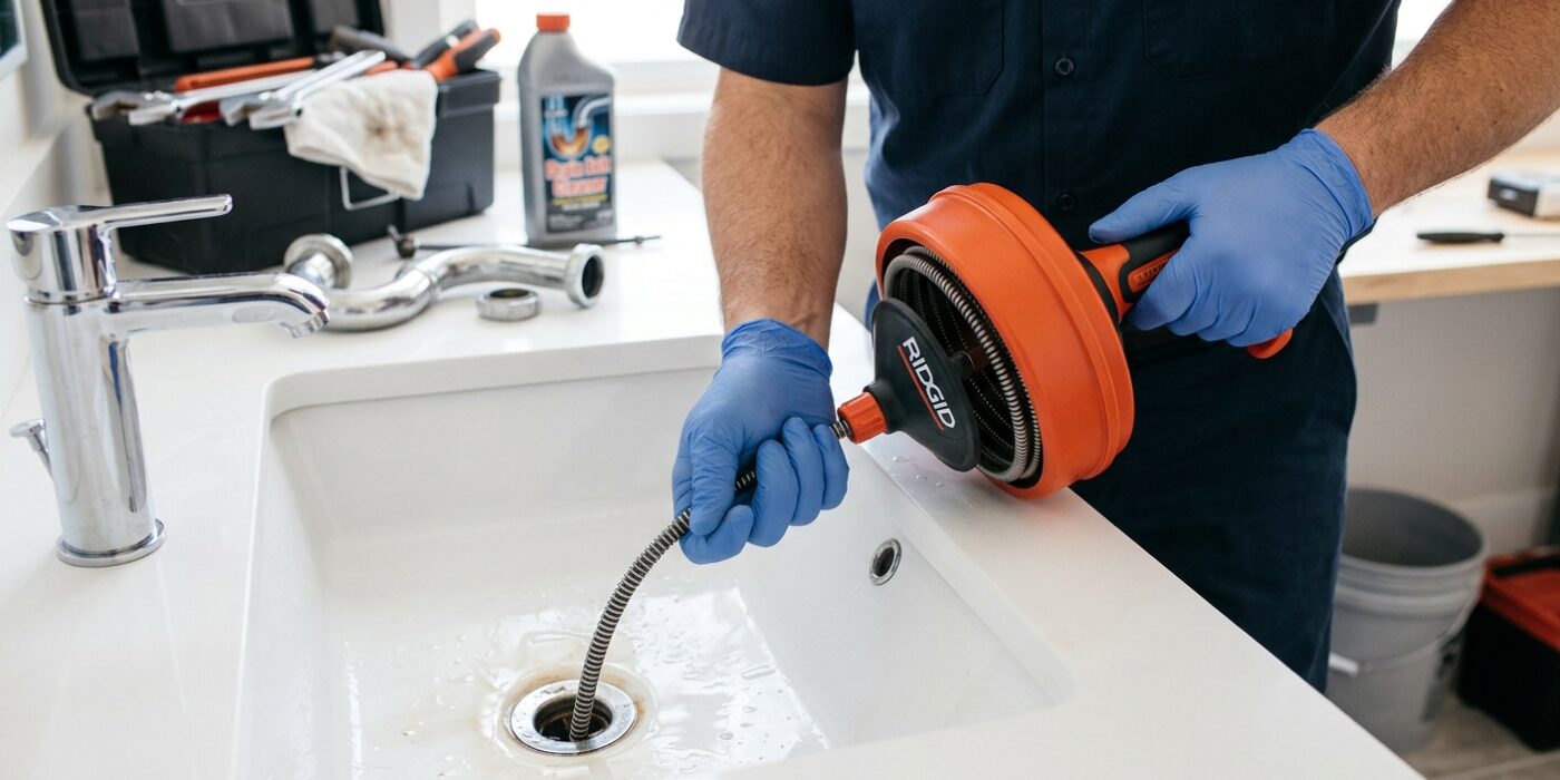 Step 6: Use a Drain Snake for Deeper Clogs