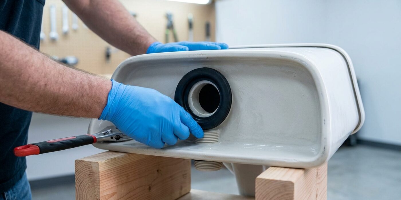 Step 4: Replace the Tank-to-Bowl Gasket
