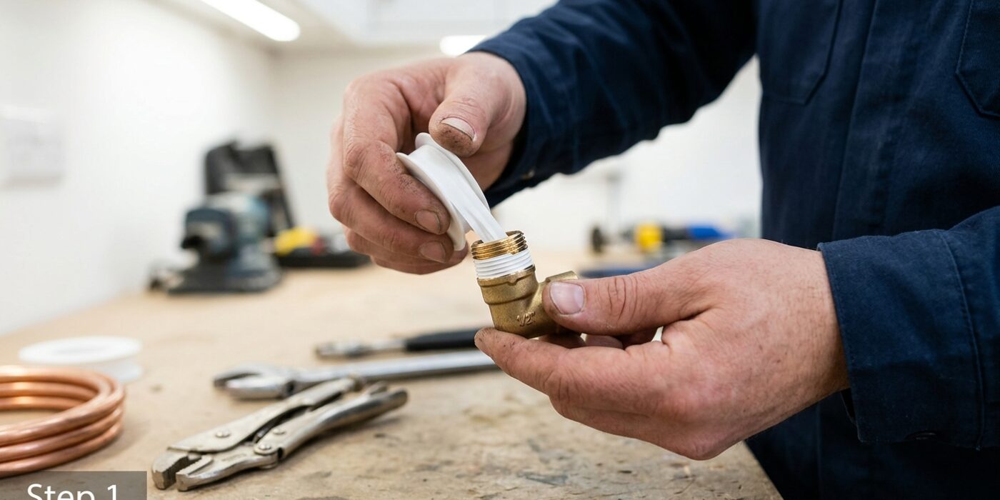 Step 1: Understand What Plumber’s Tape Does