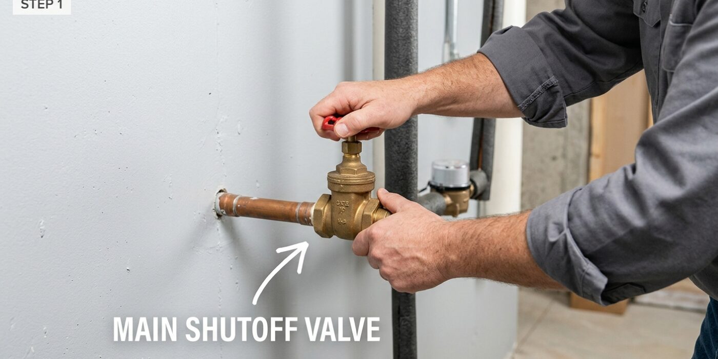 Step 1: Find Your Main Shutoff Valve