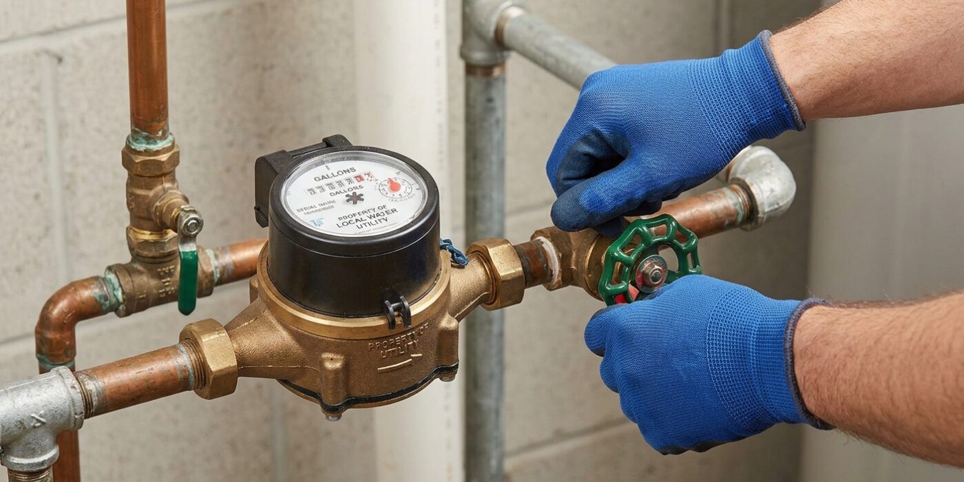 Step 4: The Water Meter Shutoff