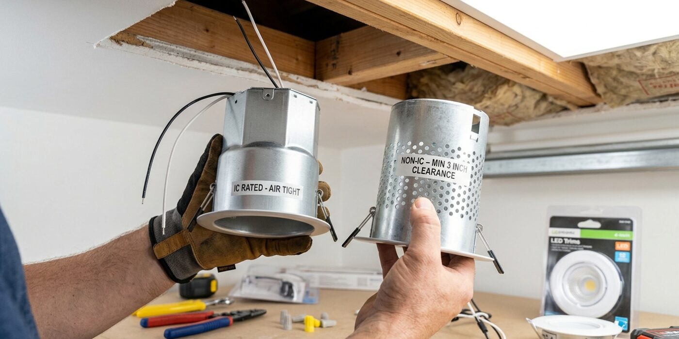 Step 2: Choose IC or Non-IC Fixtures