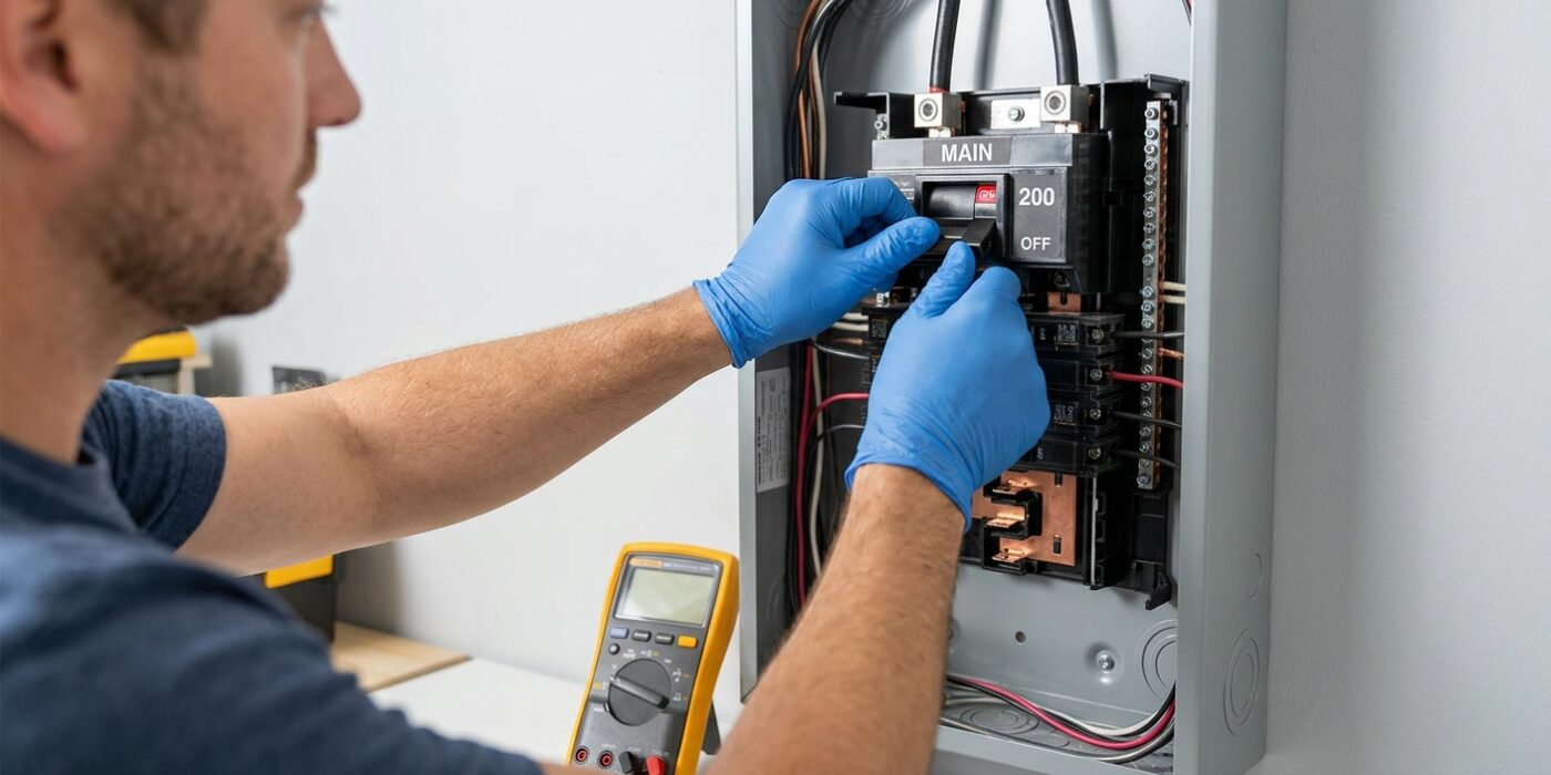 Step 2: Shut Off the Main Breaker and Verify