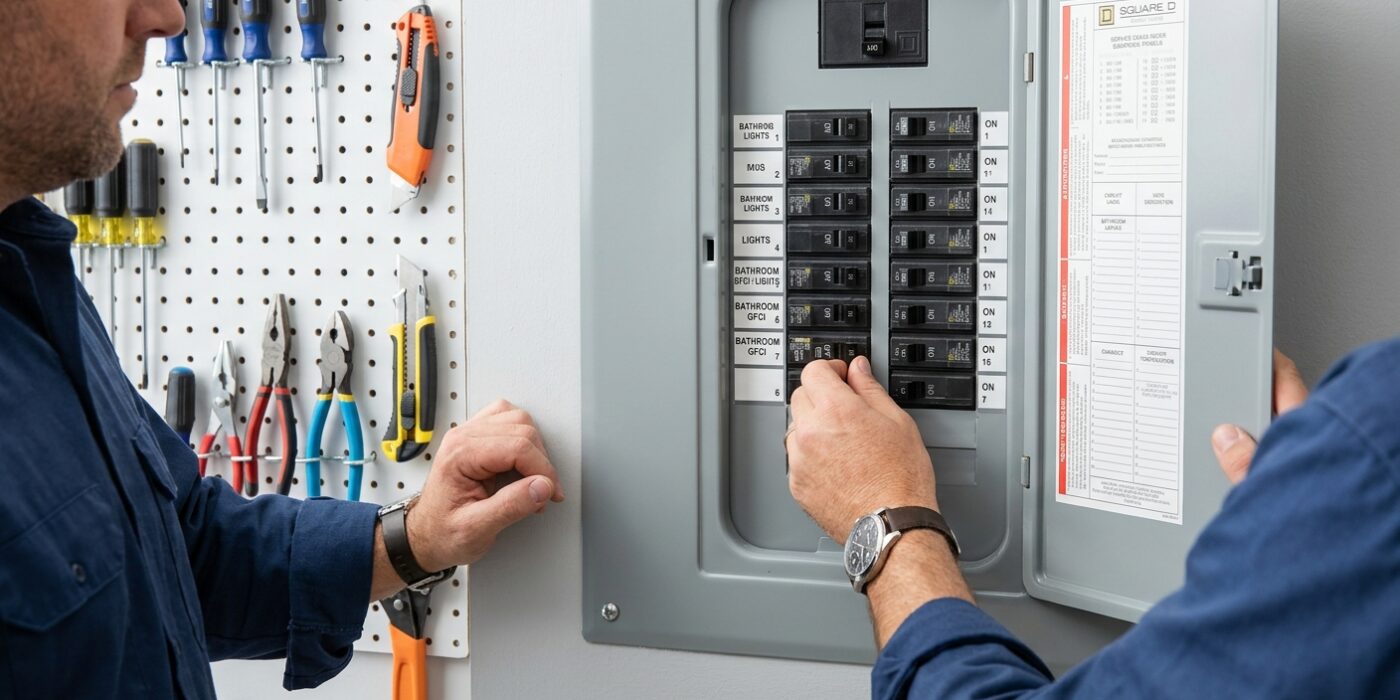 Step 1: Shut Off the Bathroom Circuit