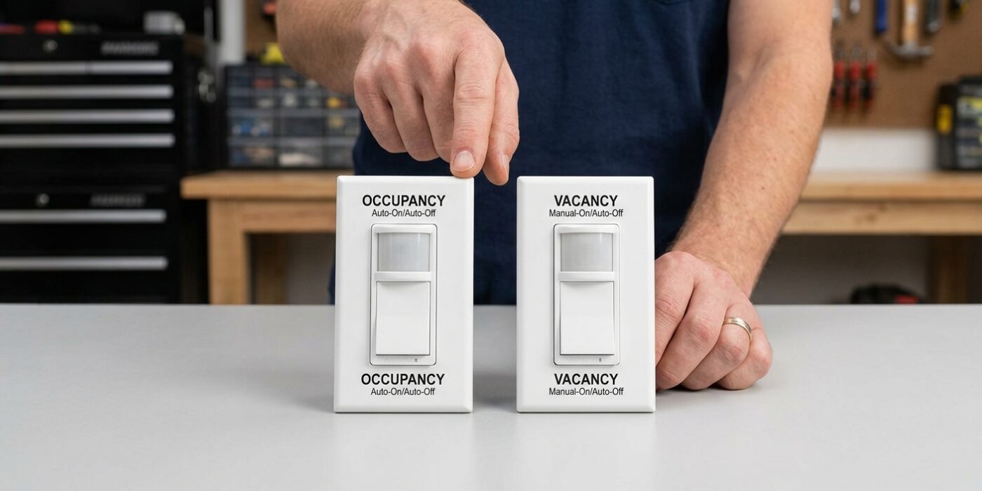Step 1: Choose Between Occupancy and Vacancy Sensors