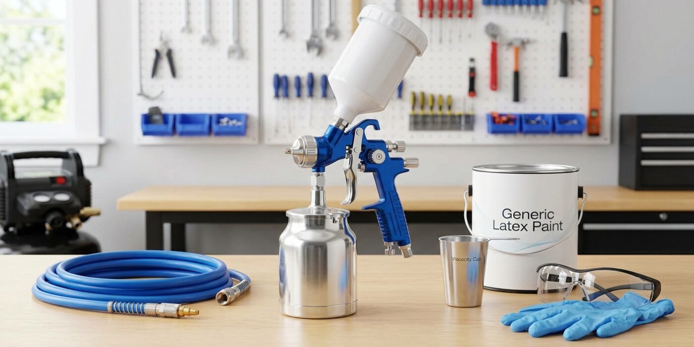 How to Use a Paint Sprayer  –  HVLP Setup, Settings, Technique