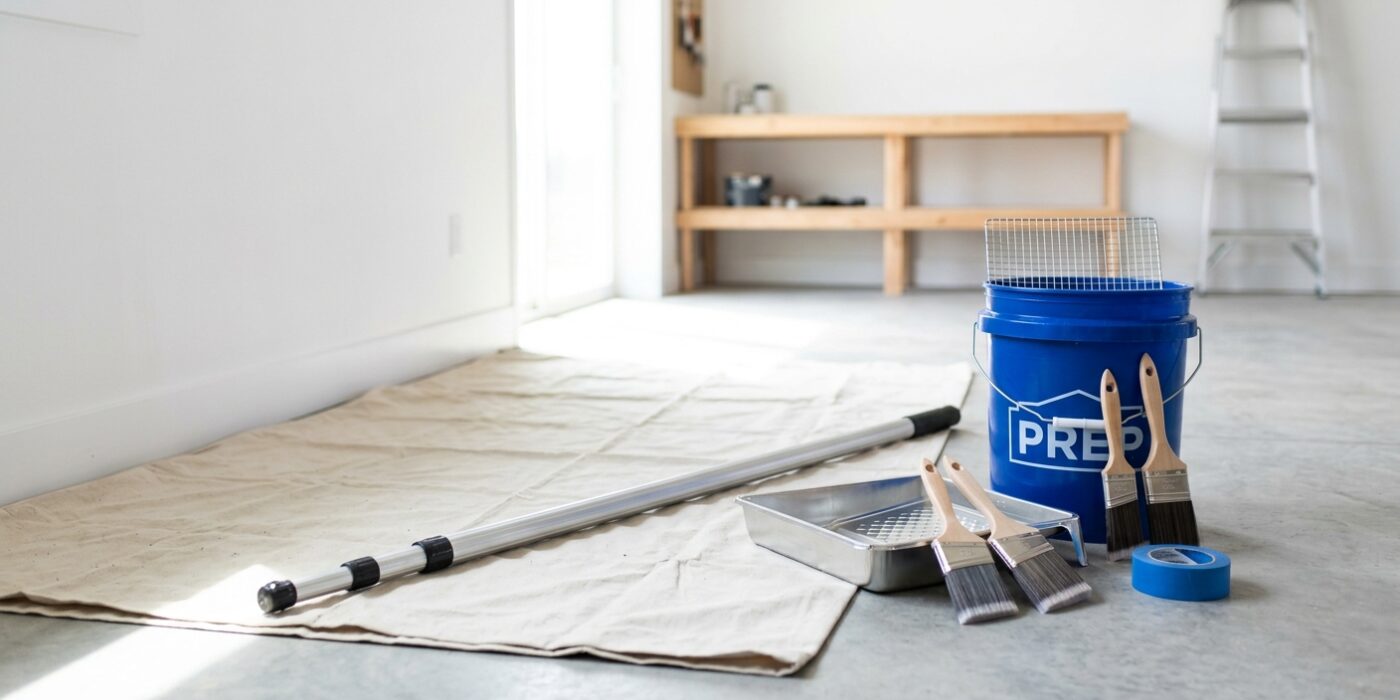 How to Paint a High Ceiling Without Scaffolding