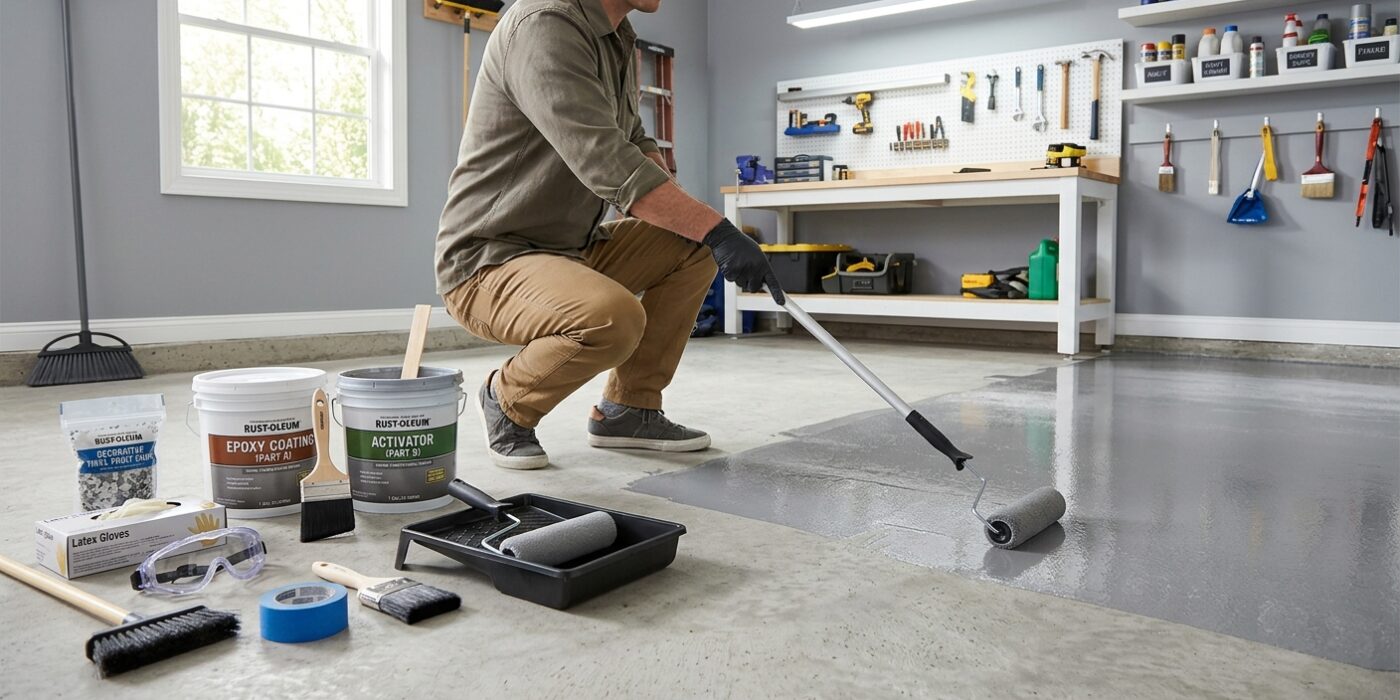 How to Paint a Garage Floor with Epoxy