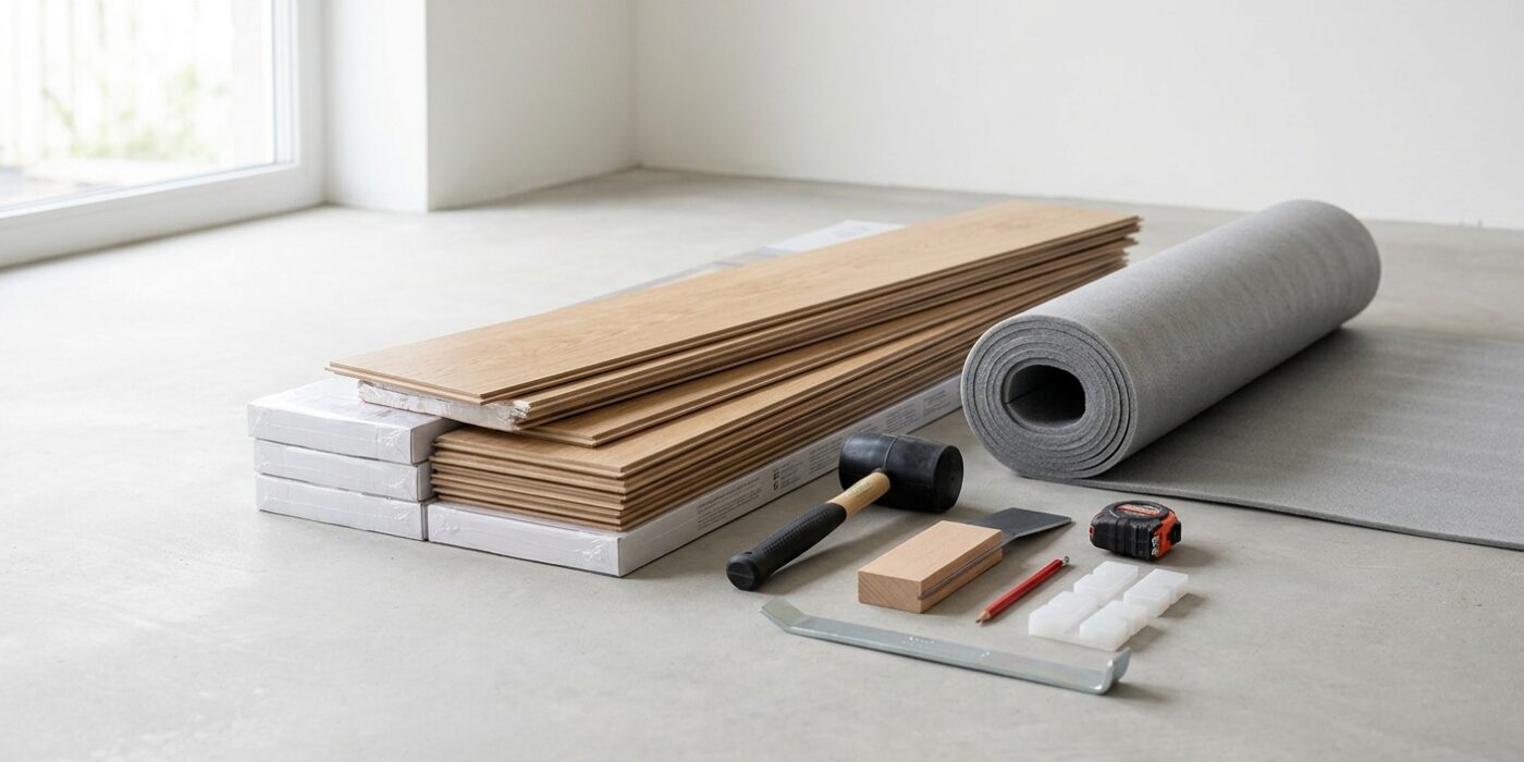 How to Install Laminate Flooring  –  Click-Lock System