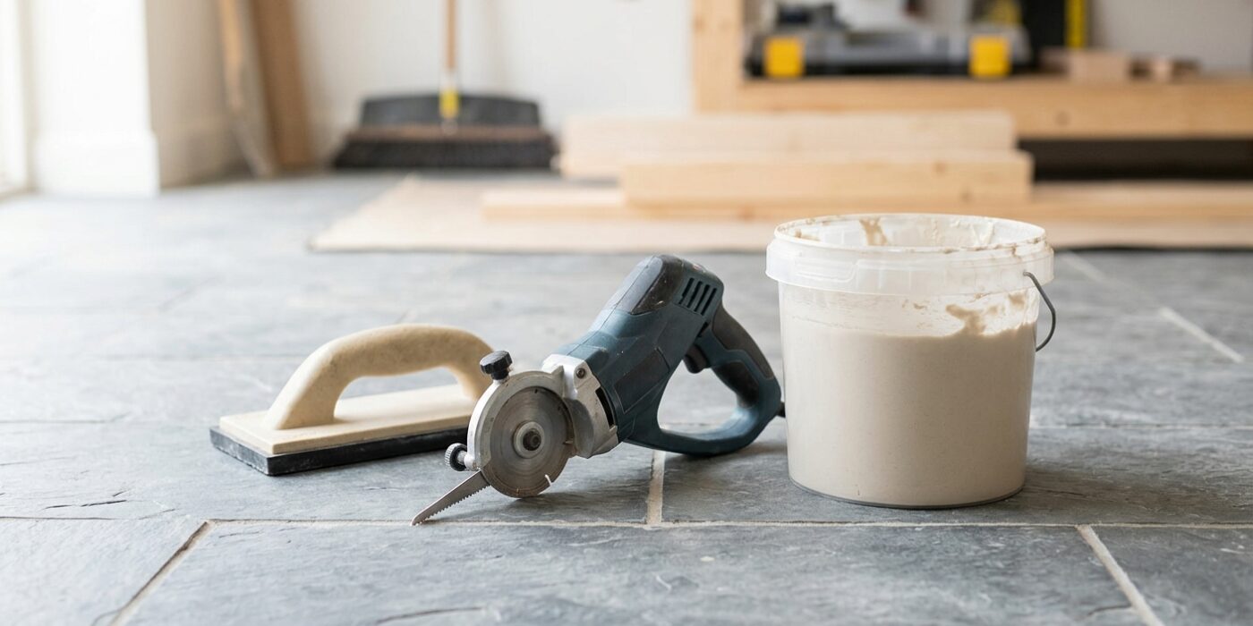 How to Re-Grout Floor Tile  –  Remove Old, Apply New, Seal