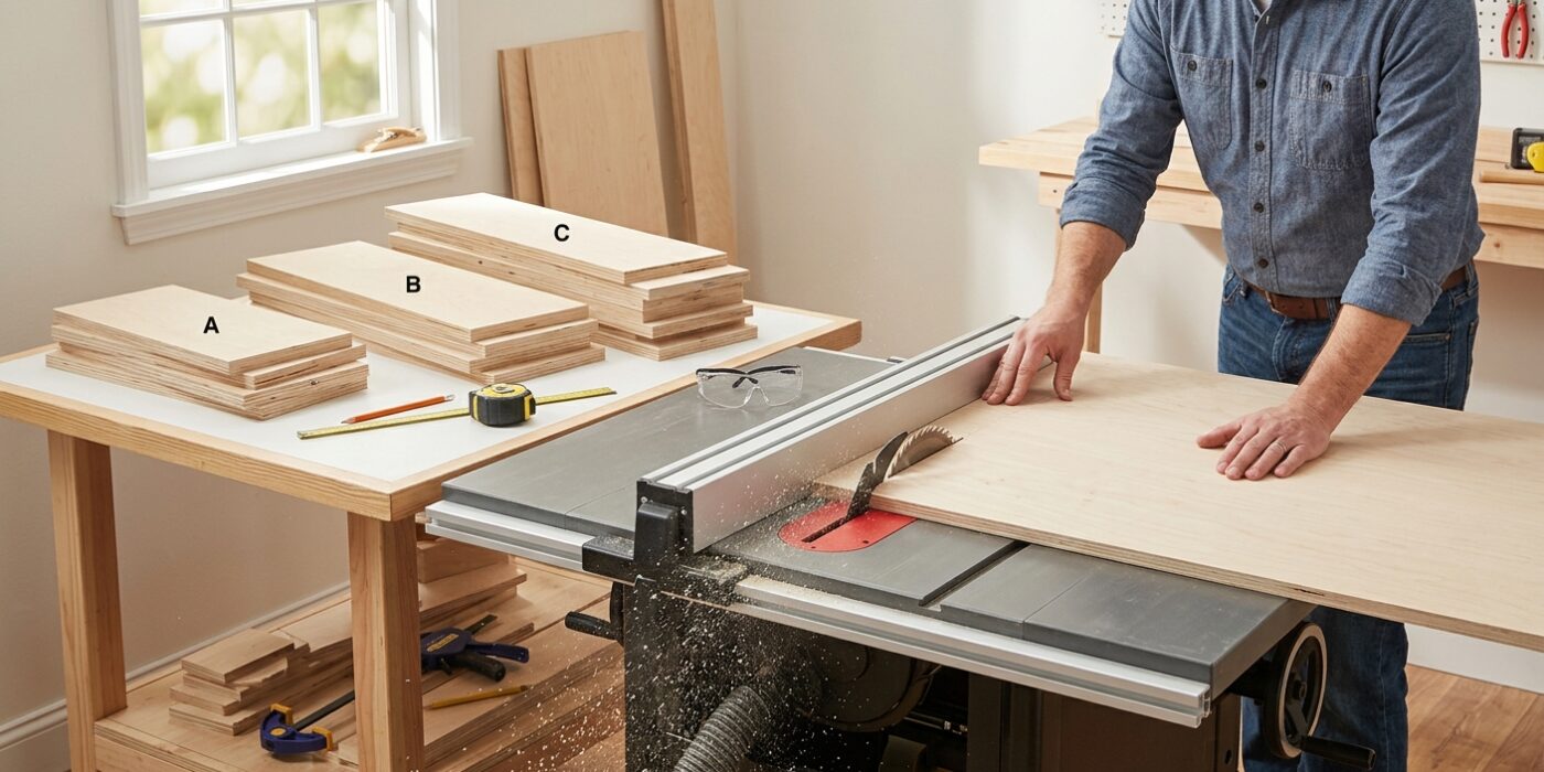 How to Build a Closet Organizer  –  Double-Rod and Shelves