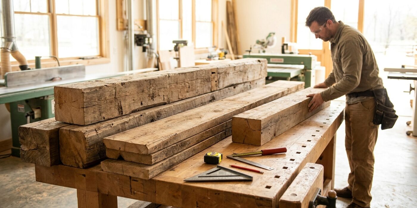How to Build a Coffee Table from Reclaimed Wood