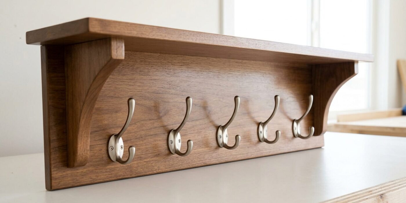 How to Build a Coat Rack with Shelf
