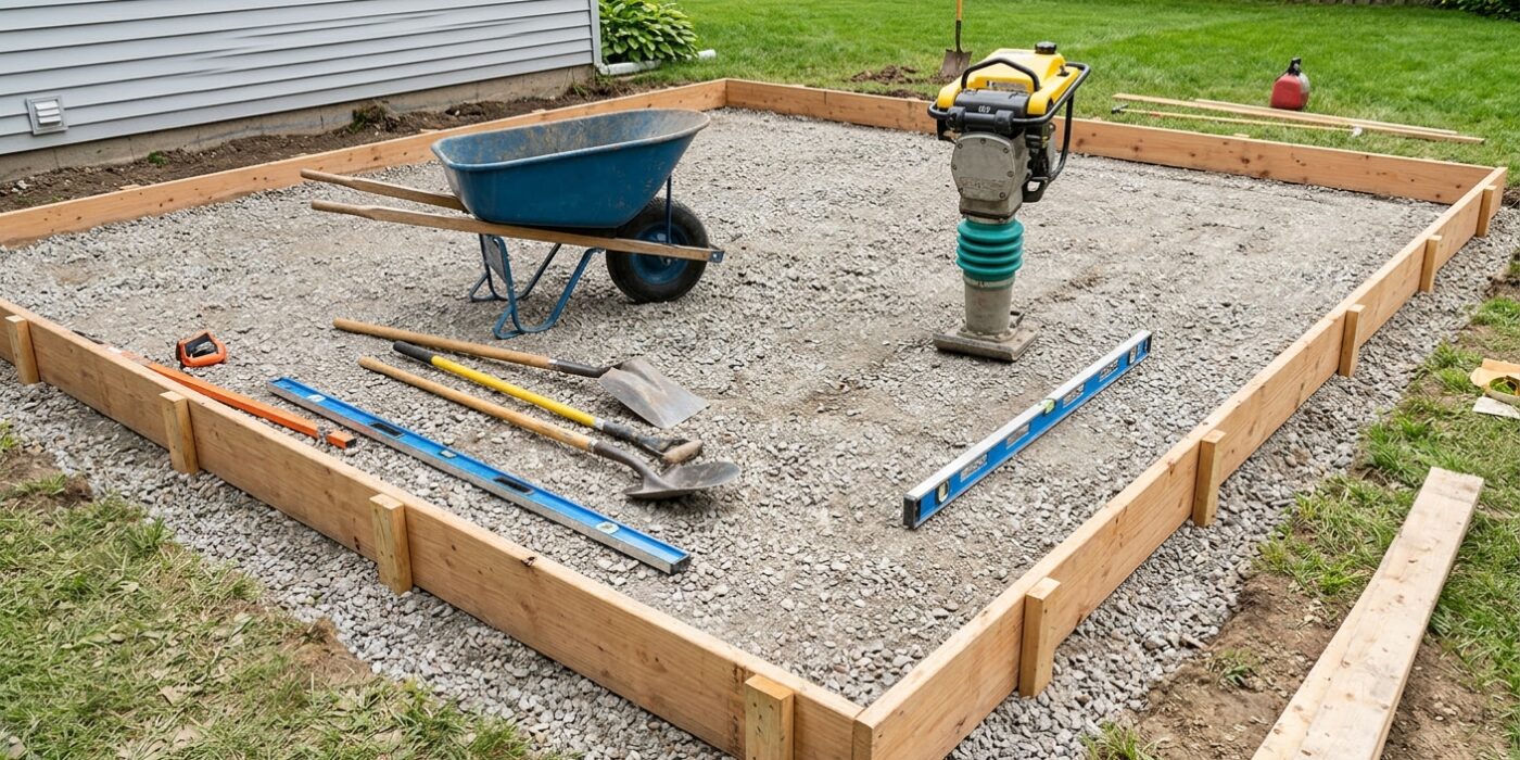 How to Pour a Concrete Patio — Forms, Reinforcement, and Finishing