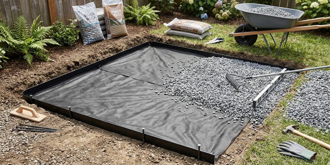 How to Build a Gravel Patio — Edging, Fabric, and the Right Stone