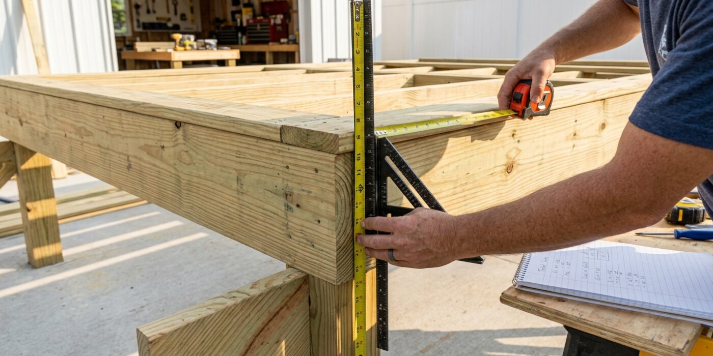 How to Build Deck Stairs — Calculating Rise, Run, and Cutting Stringers
