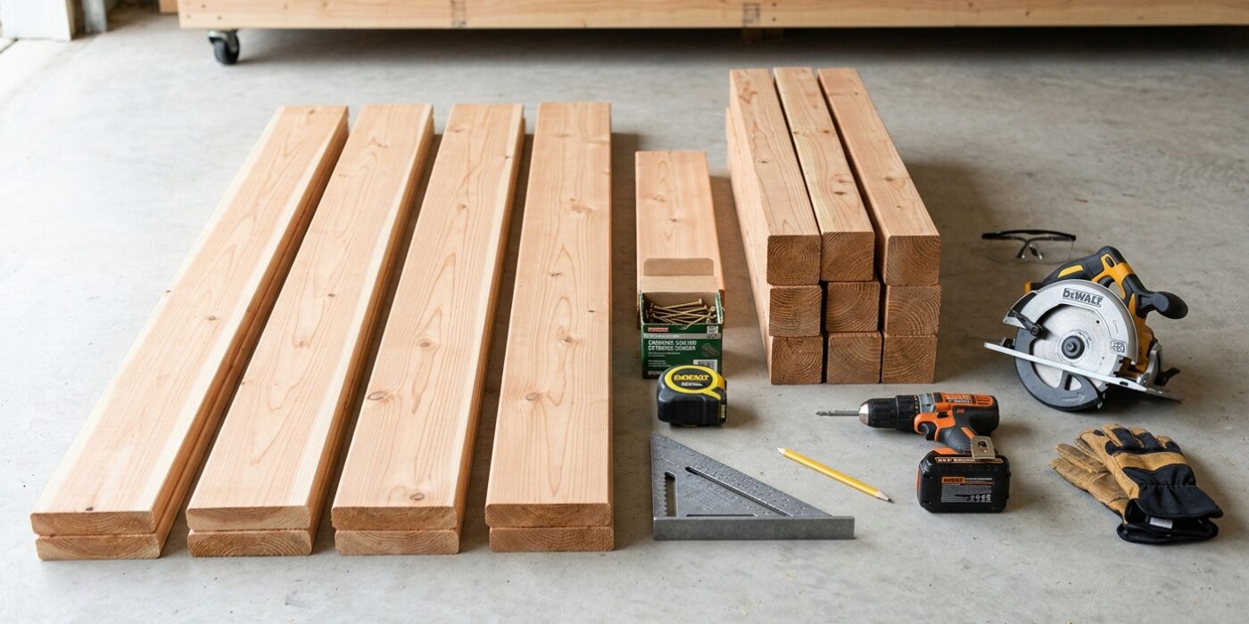 How to Build a Large Raised Planter Box — Cedar, 4×8 Feet
