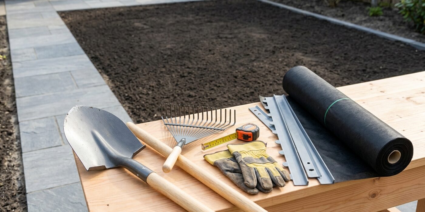 How to Build a Gravel Patio with Edging