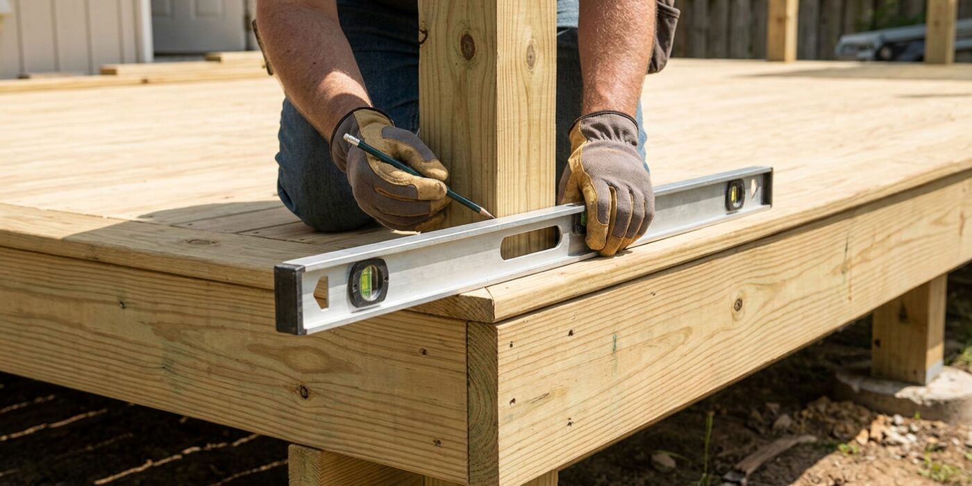 How to Install Deck Railing  –  Post, Rail, Baluster