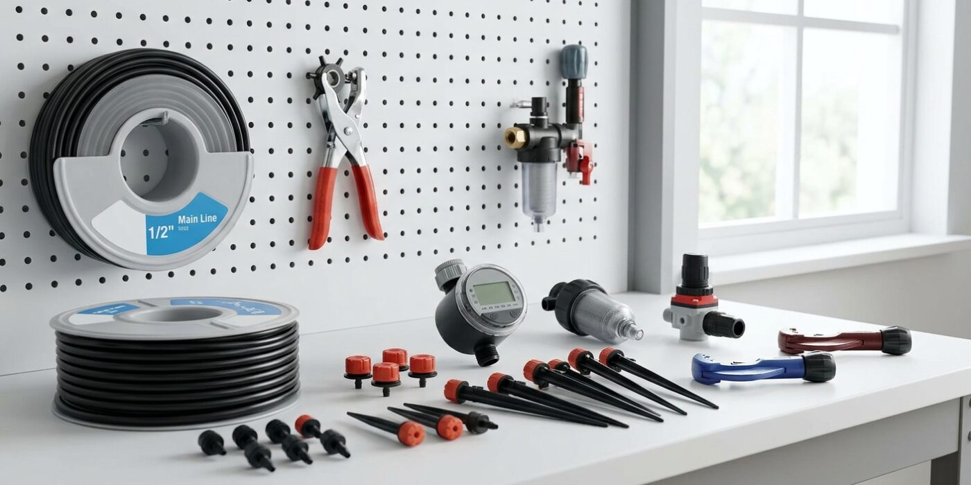 How to Install Drip Irrigation — Main Line, Emitters, and Timer