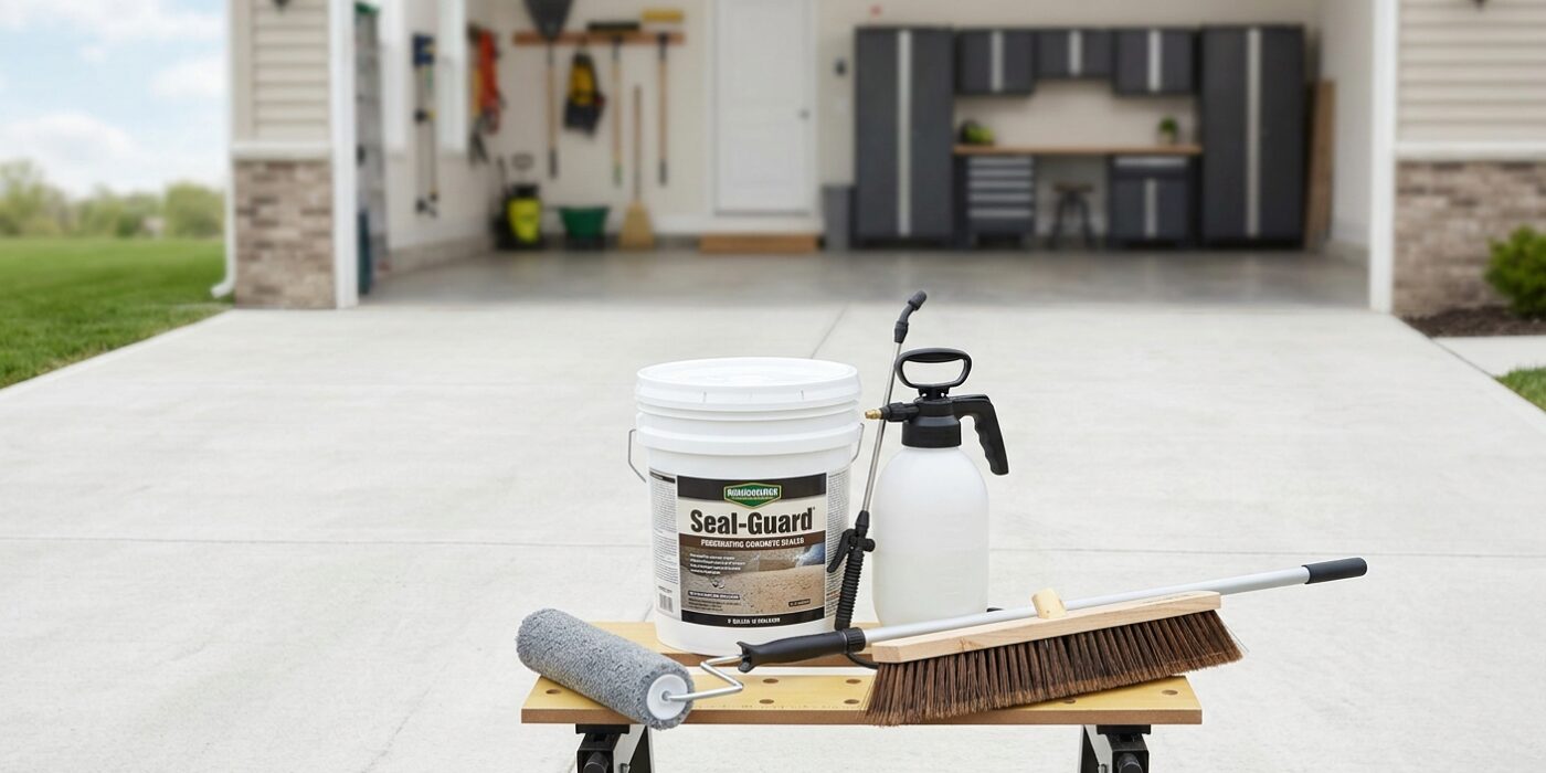 How to Seal and Protect a Concrete Driveway