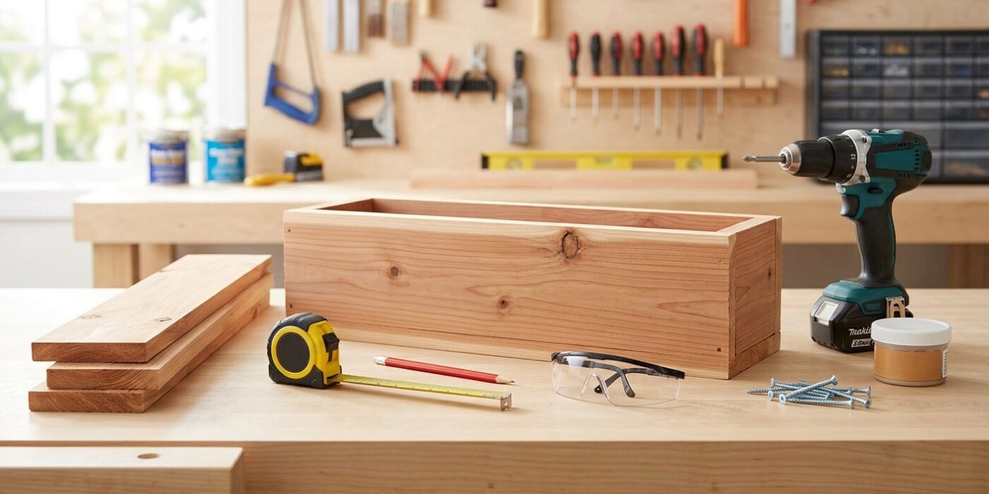 How to Build and Hang a Window Box Planter
