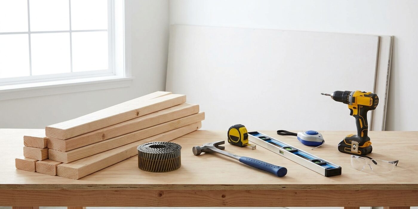 How to Frame an Interior Wall — Non-Load-Bearing Stud Wall
