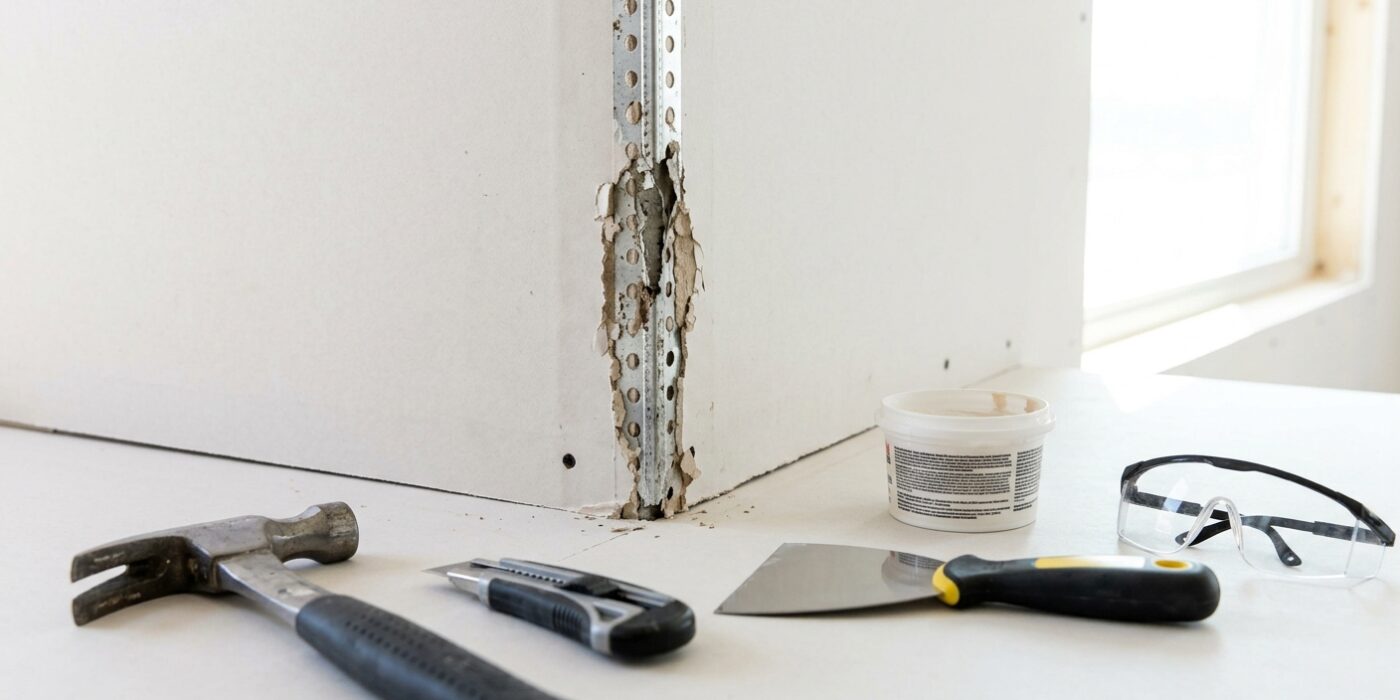 How to Repair and Replace an Outside Corner Bead