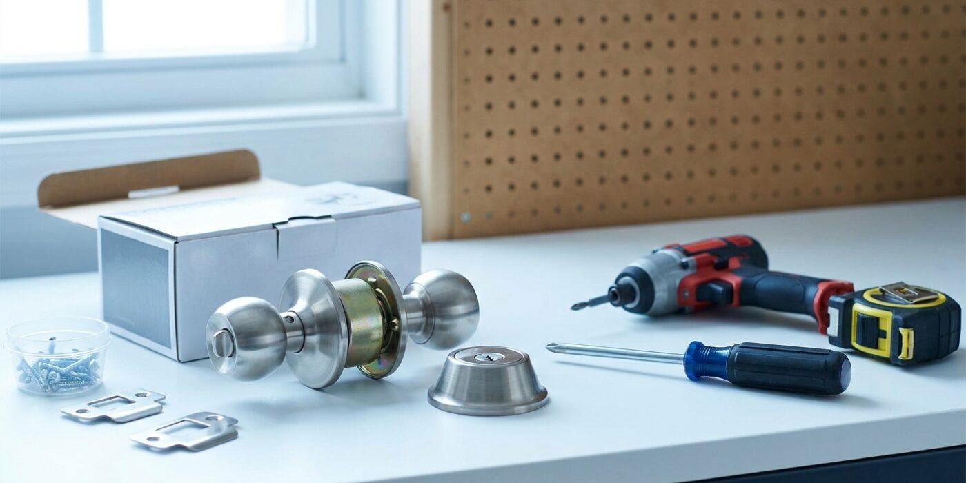 How to Replace a Doorknob and Deadbolt Set