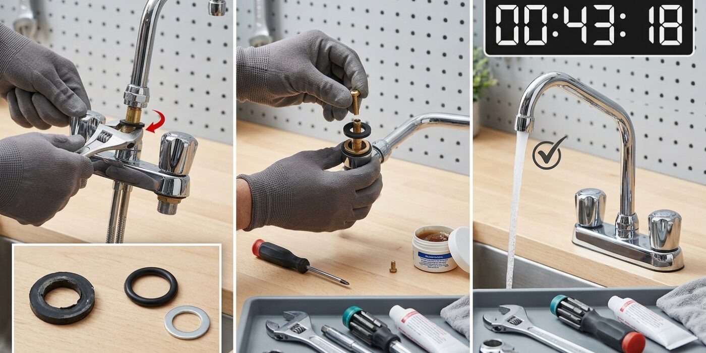 Fix a Dripping Faucet in 45 Minutes