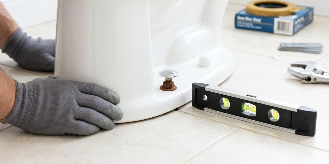 How to Fix a Loose Toilet That Rocks