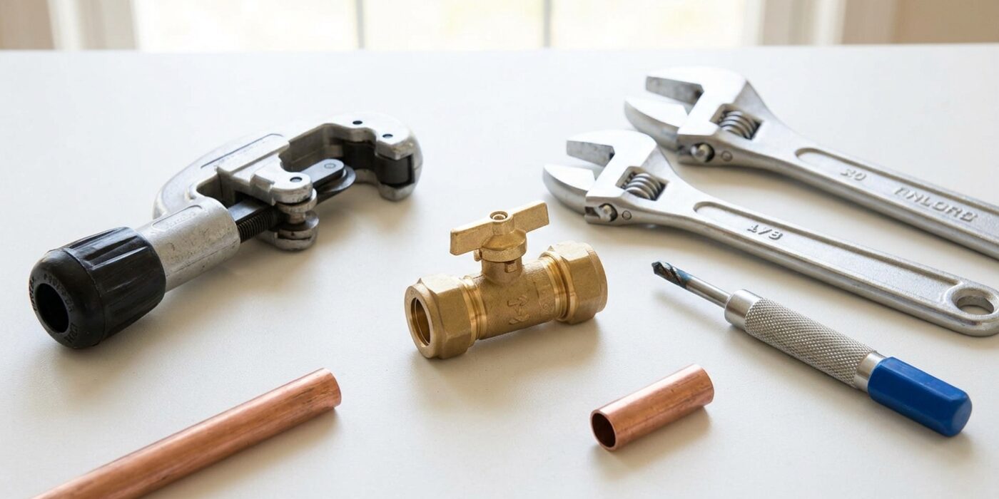 How to Install an Inline Water Shut-Off Valve