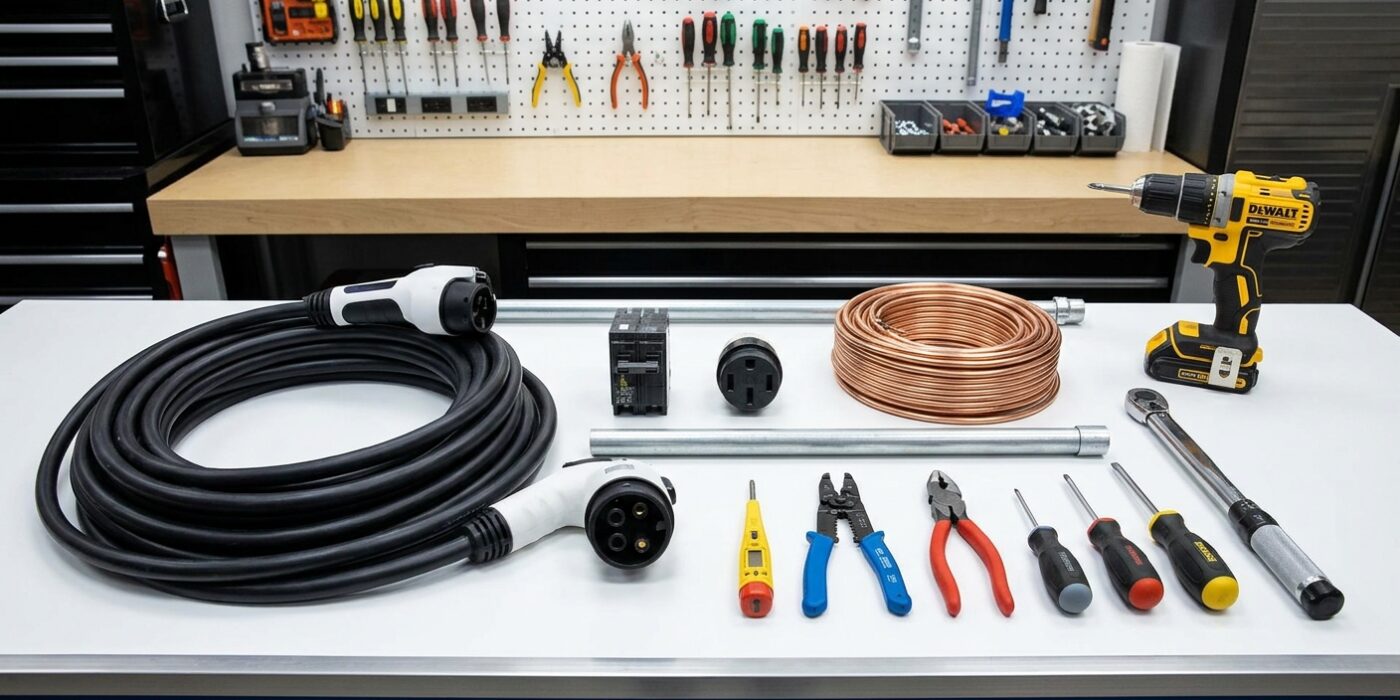 How to Install a Level 2 EV Charger  –  240V